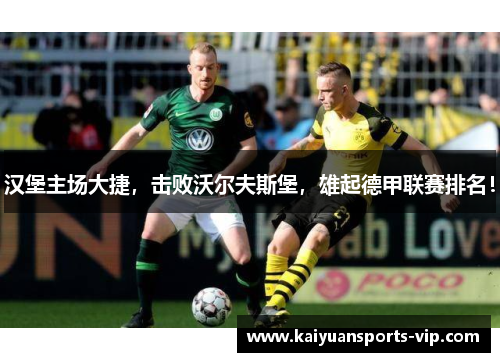 汉堡主场大捷，击败沃尔夫斯堡，雄起德甲联赛排名！